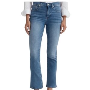 Madewell Mid-Rise Kick Out Light Wash Jeans Women's Size 30 Stretch